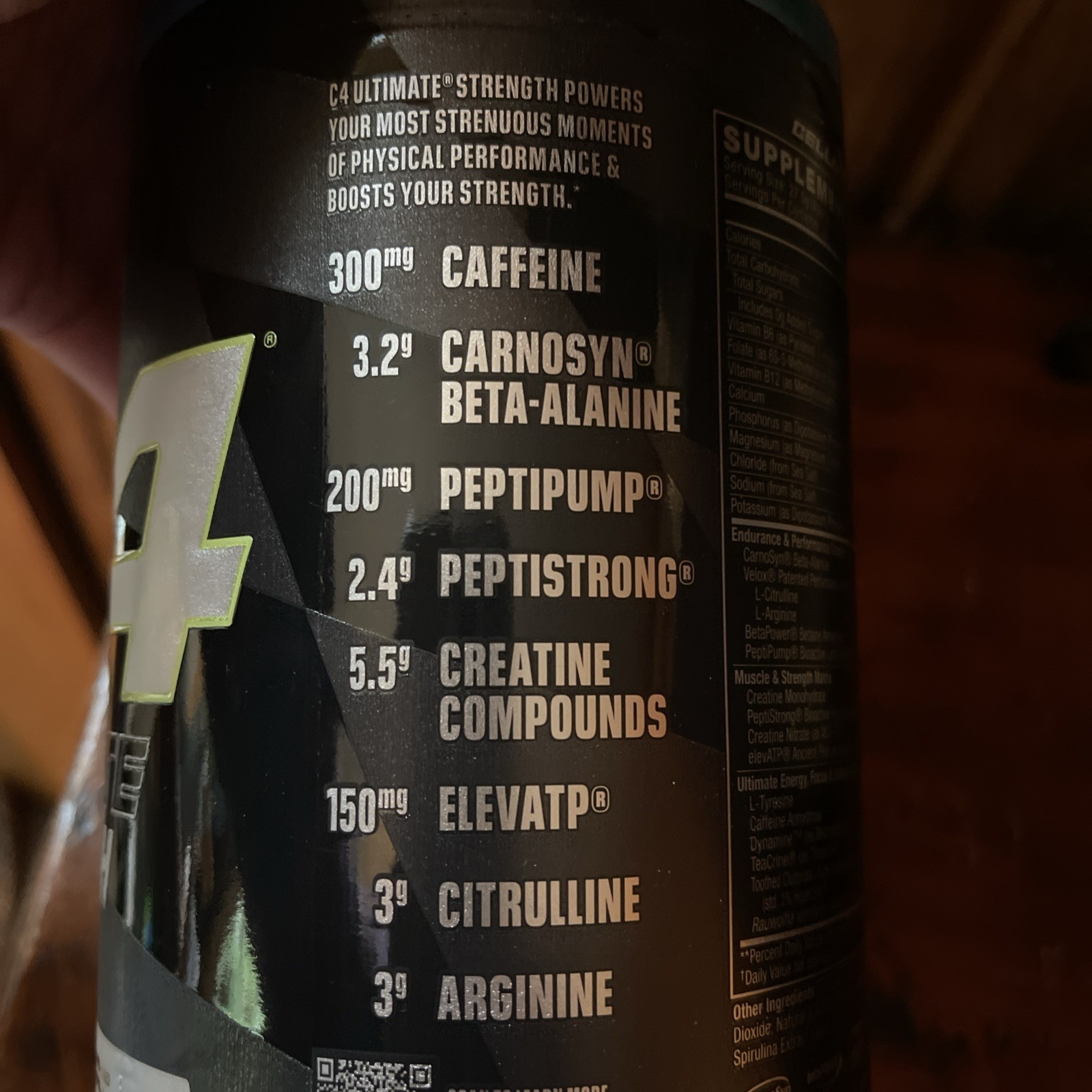 C4 Ultimate Pre-Workout FROZEN BOMBSICLE 14.1 oz Energy Supplement