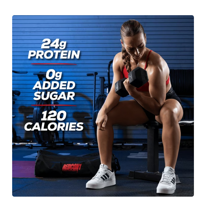 REDCON1 MRE Lite Whole Food Protein Powder, Chocolate, Whey & Lactose Free Meal