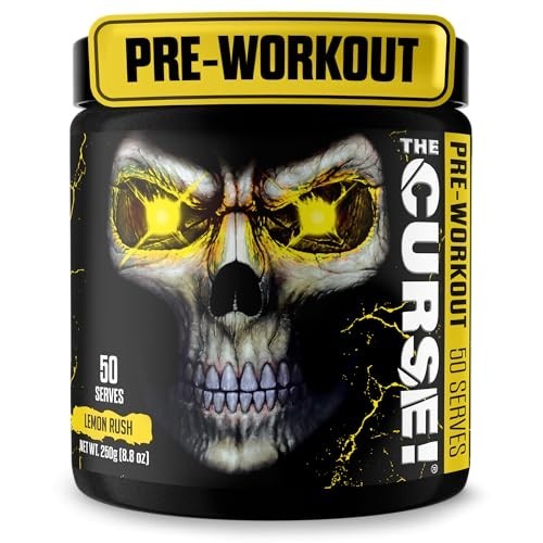 Pre Workout Powder 50 Servings Lemon Rush Creatine Beta Alanine L Citrulline