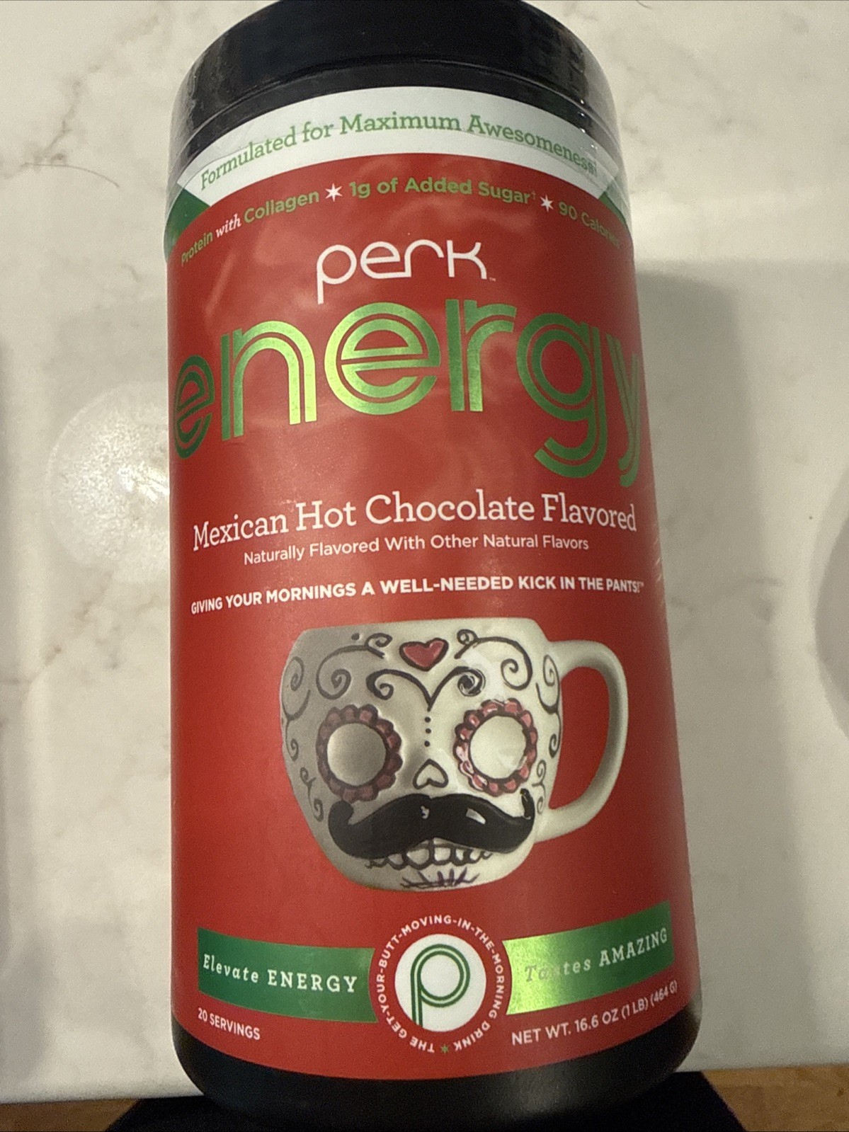 Perk Energy Drink Mix (Mexican Hot Chocolate) 20 Servings – Coffee Alternative