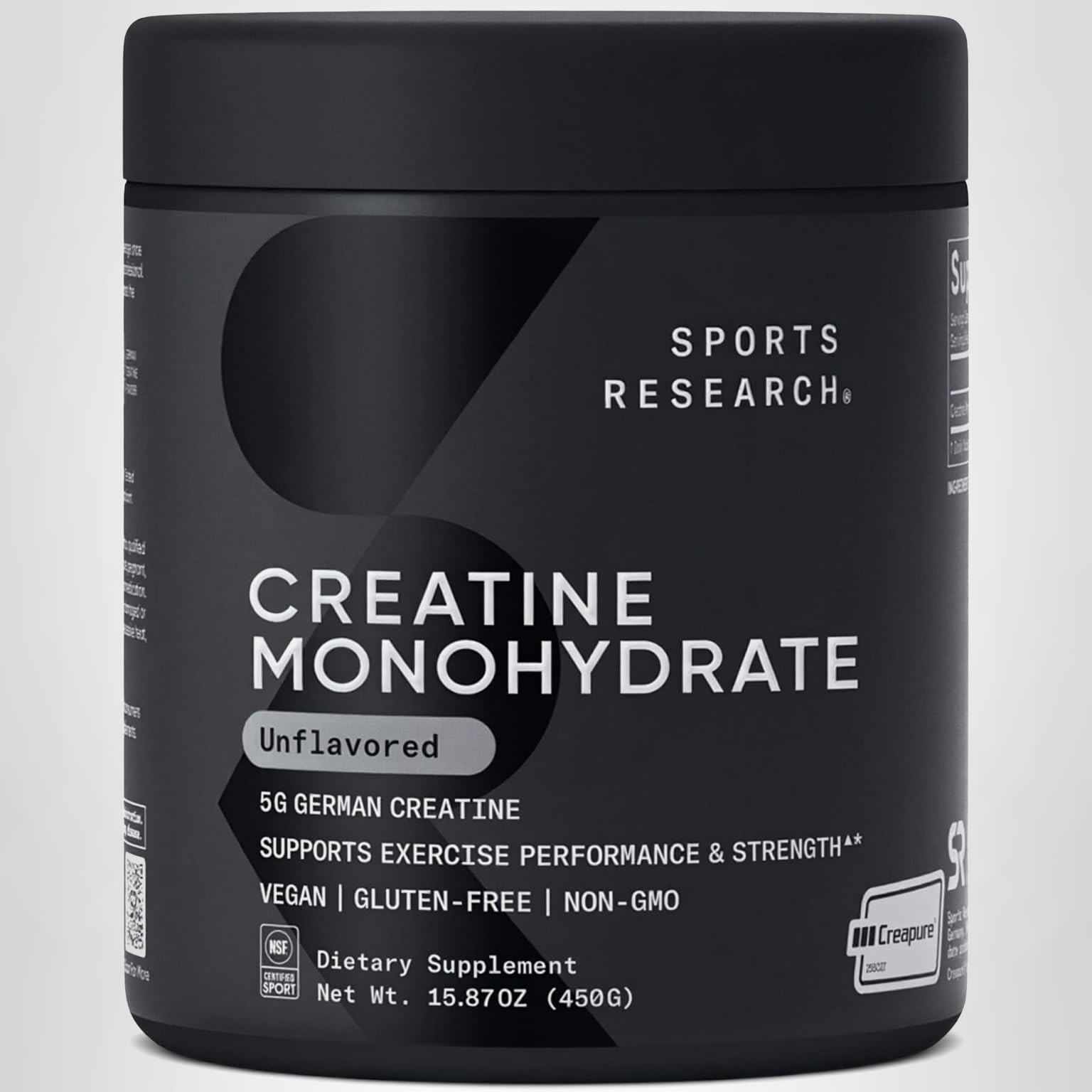 Creatine Monohydrate Powder – Gain Lean Muscle, Boost Performance, 90 Servings