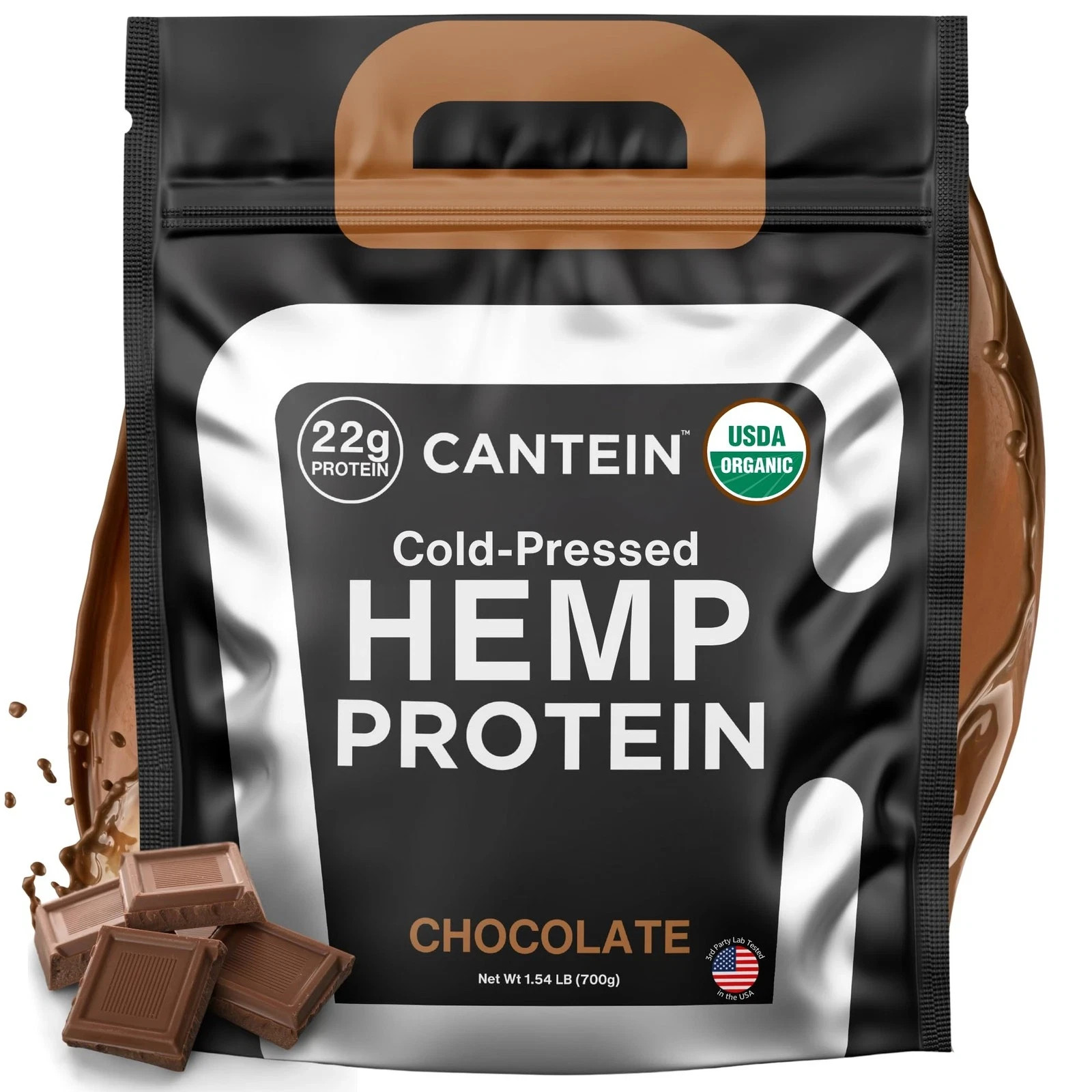 Cantein Organic Hemp Protein Vegan Protein Powder Clean Plant Based Protein P…