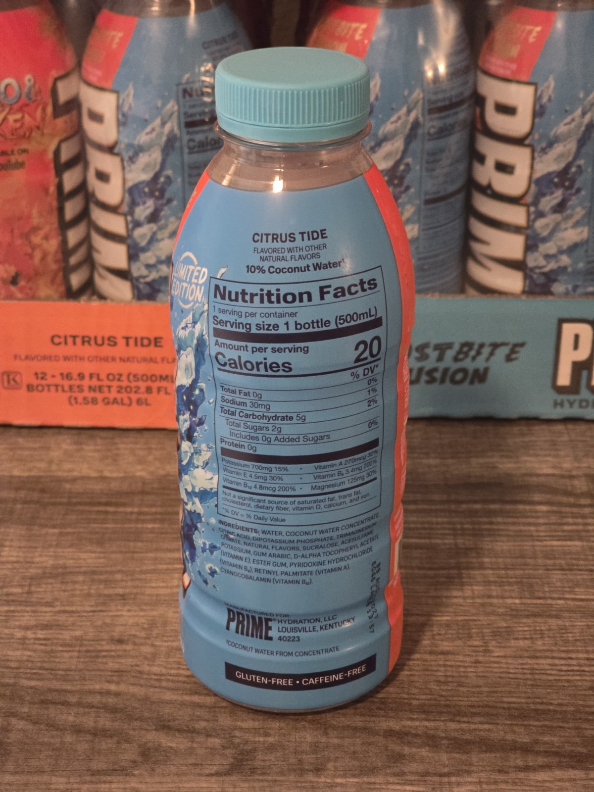 LIMITED EDITION FROSTBITE FUSION KYRO & LUKEN CHARACTER PRIME HYDRATION BOTTLE