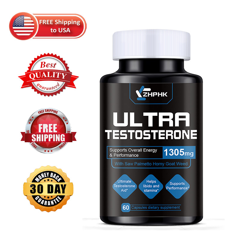 Testosterone Booster for Men, Male Enhancement Pills, Energy, Libido 60 Capsules