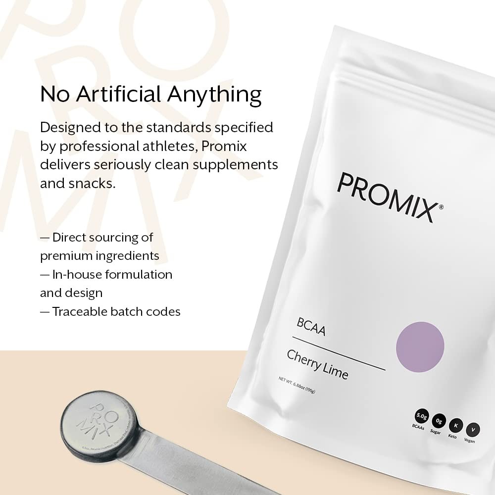 Promix BCAA Post-Workout Energy Powder – 5g Micronized BCAAs, Sugar Free, Pla…