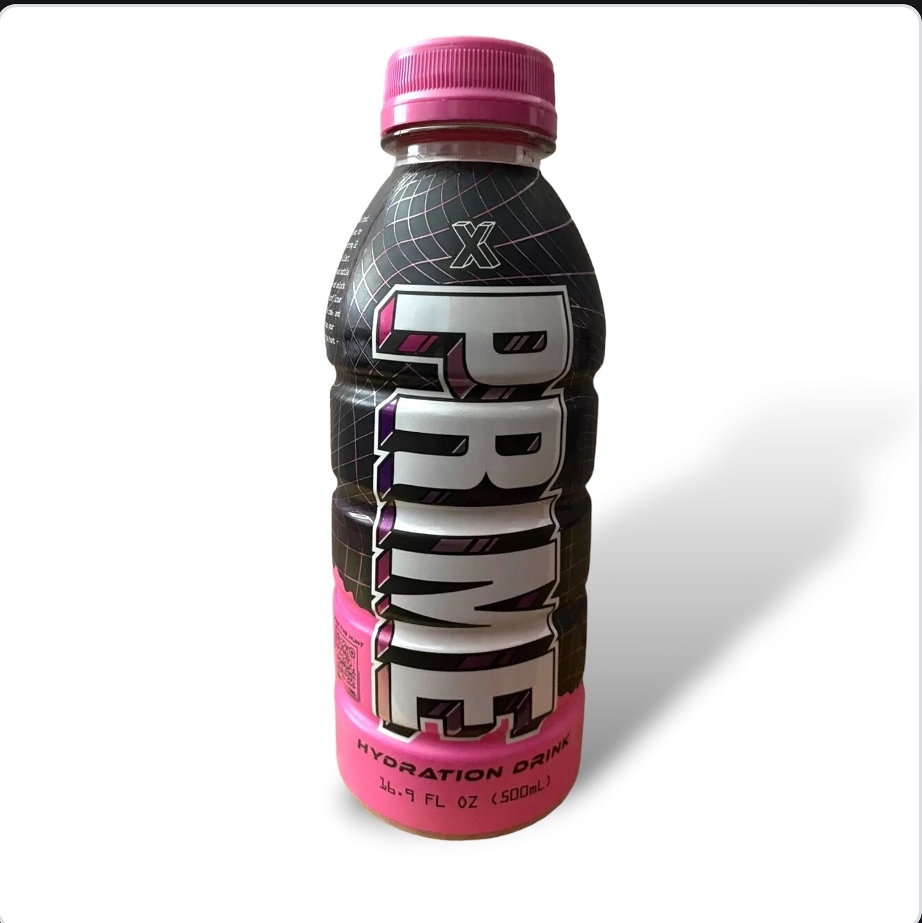 NEW PRIME X TREASURE HUNT HYDRATION DRINK 1 FULL 16.9 FL OZ PINK BOTTLE