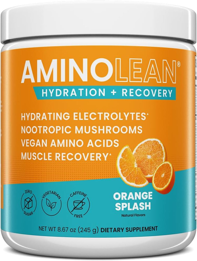 Aminolean Hydration + Amino Acids Recovery System – BCAA + Electrolytes Powder f