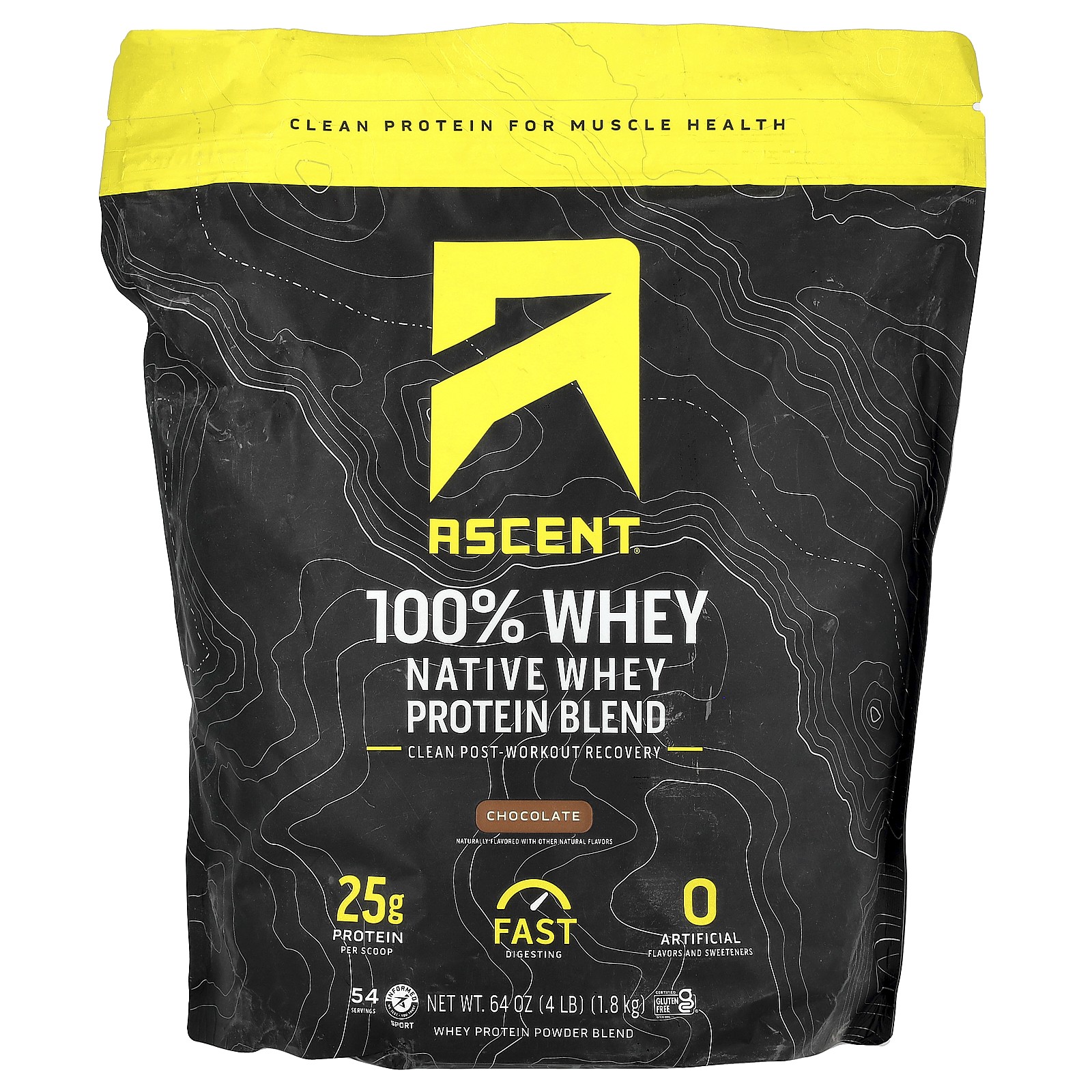 Native Whey Protein Blend, Chocolate, 4 lb (1.8 kg)