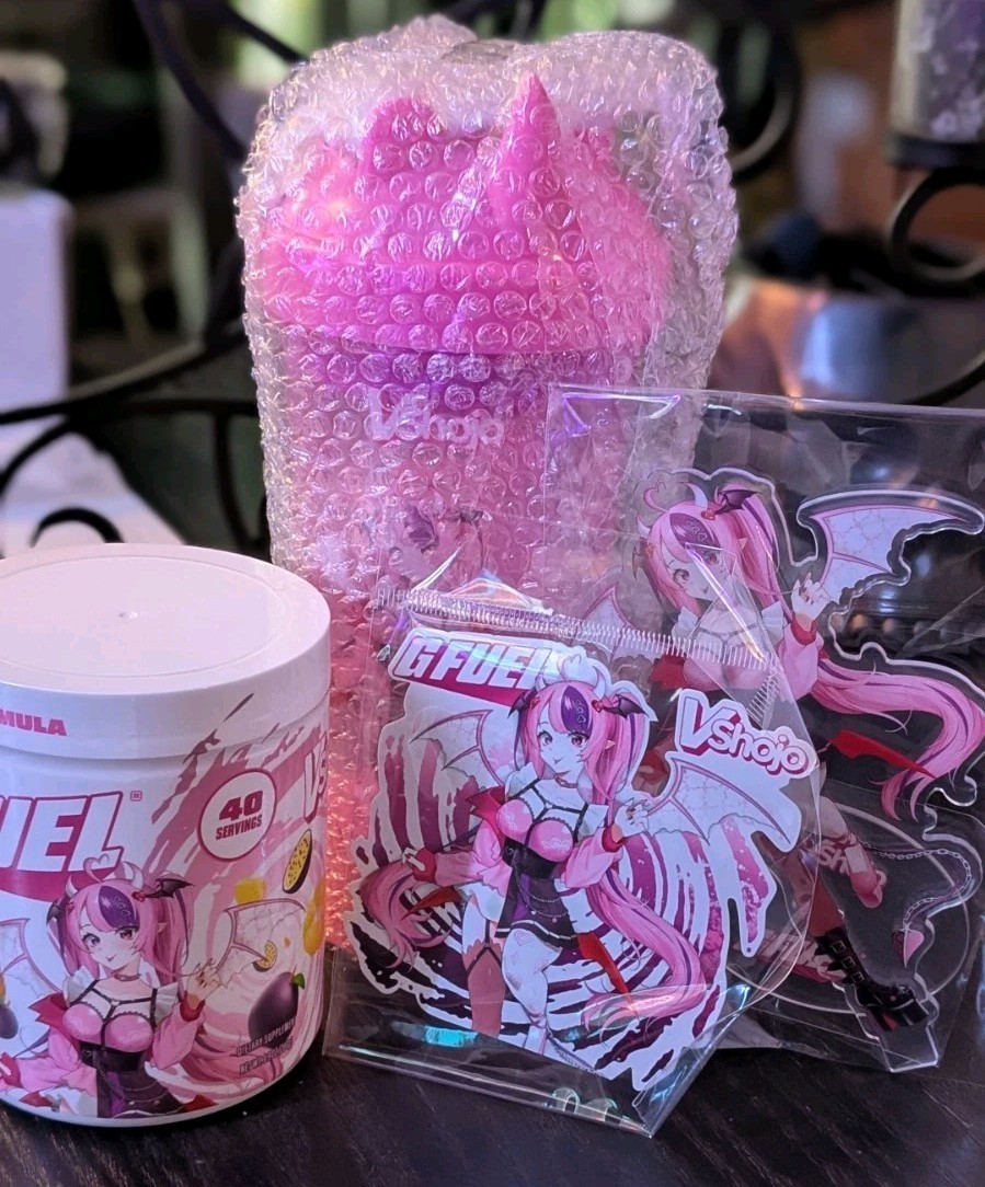 G FUEL X Ironmouse Feisty Latina Collector’s Box w/ Sticker & Standee