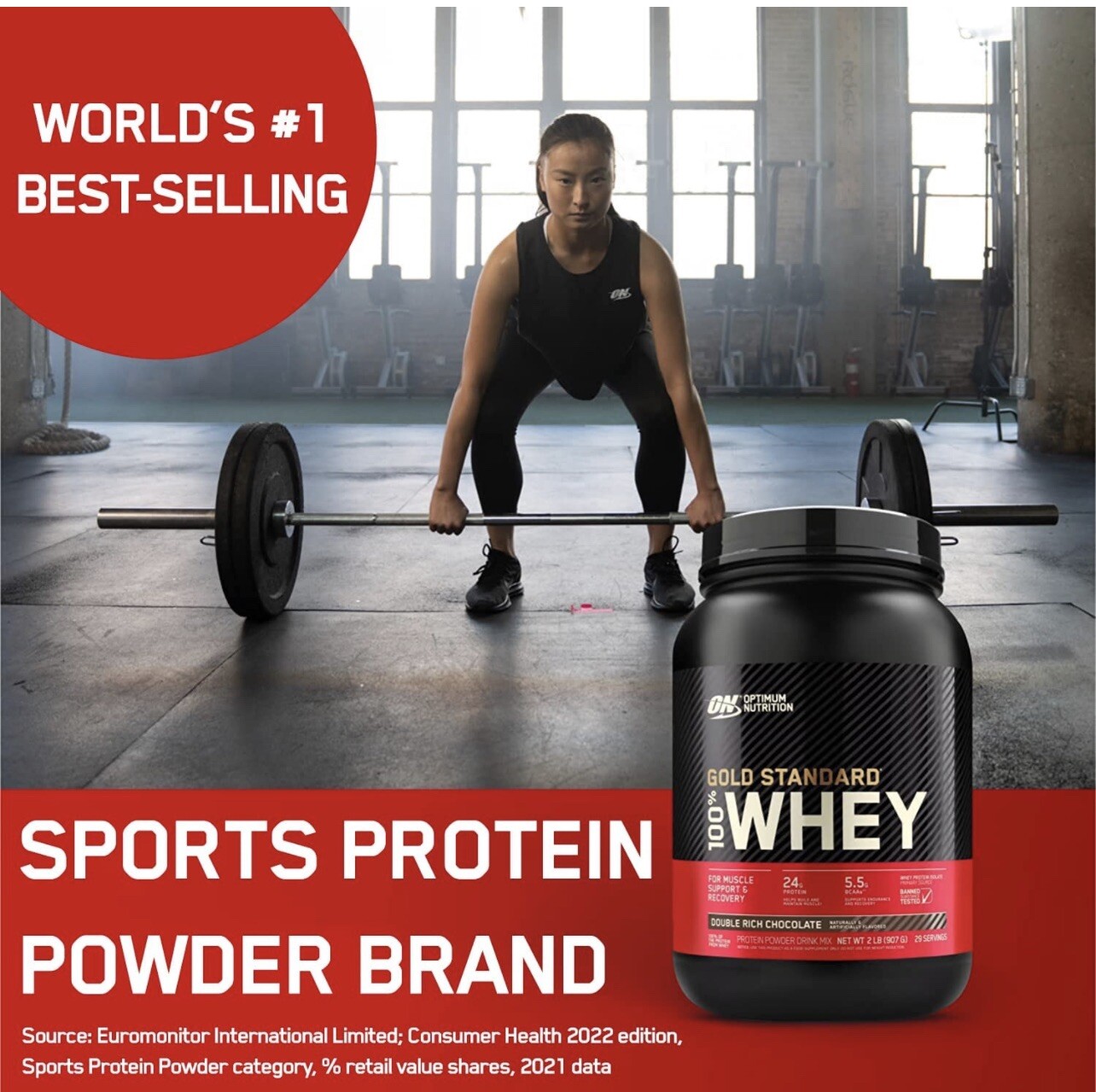 Optimum Nutrition Gold Standard 100% Whey Protein Vanilla Ice Cream 10 lbs