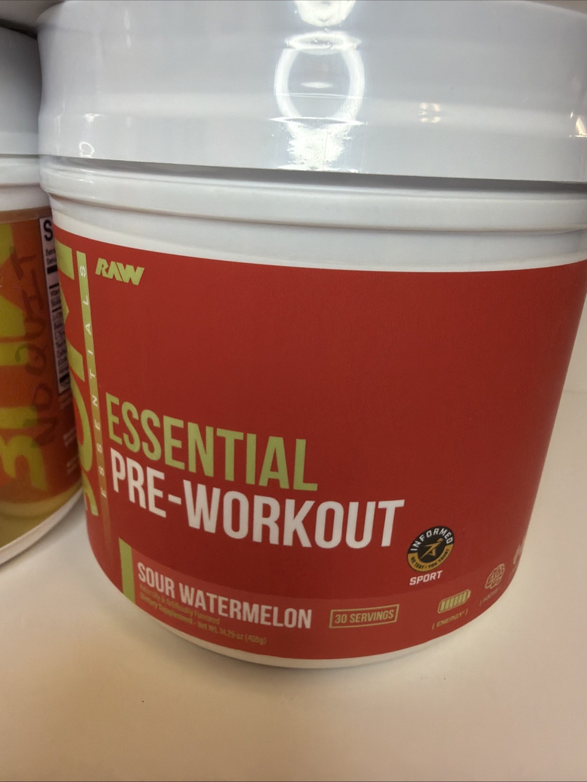 Raw Nutrition BUM Essential Pre-Workout – BUNDLE SET OF 3 – 20 Servings Each NEW