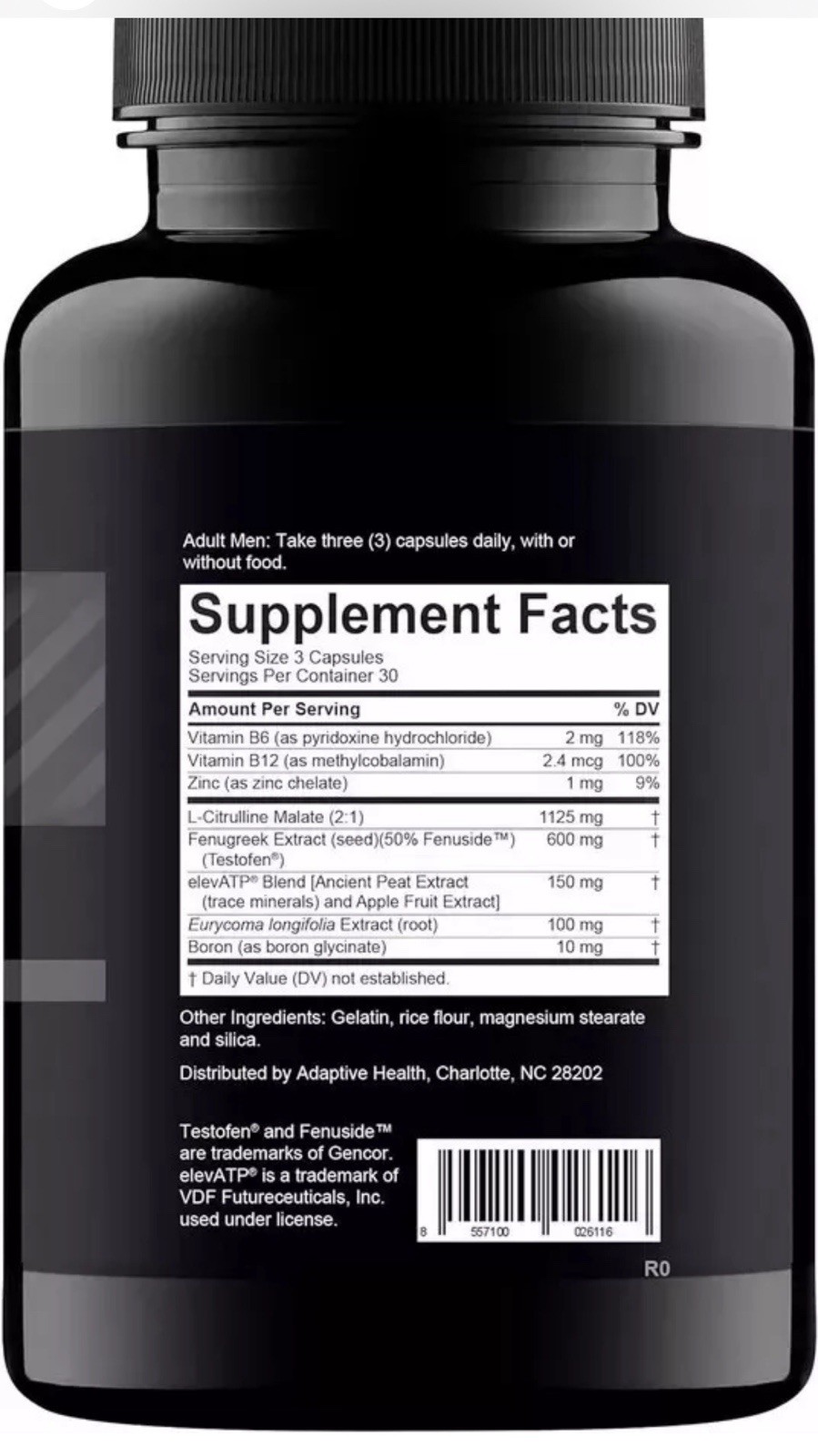 NUGENIX TOTAL-T Testosterone Booster Energy Exp 04/2026.