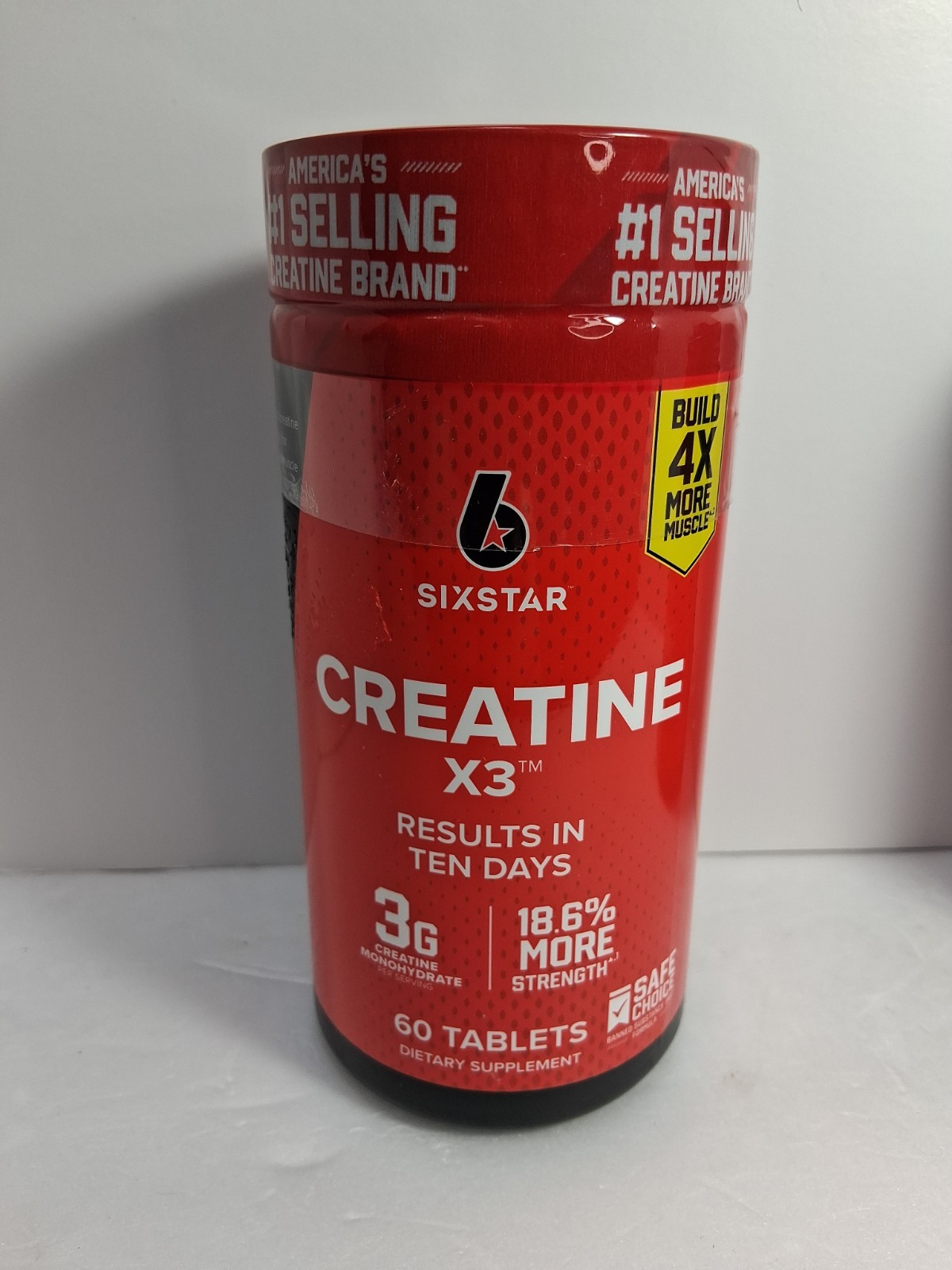 2PK SixStar Creatine X3 Testosterone Booster 60 Tabs EACH Exp: 11 12/28 New