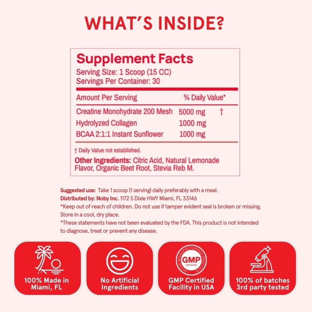 Glute Strength & Energy Boost – Women’s Micronized Creatine Monohydrate Powder
