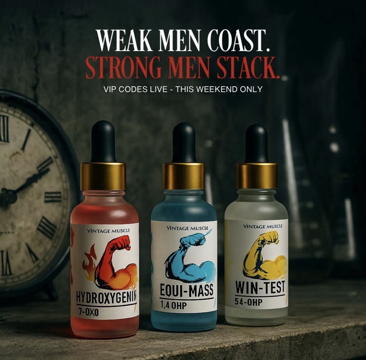 VM💪Cycle🔁Deal God Series;Lean MassGains: Wintest,Equi,Hydroxy &PCT💊🏛️🔱🔥⚡️