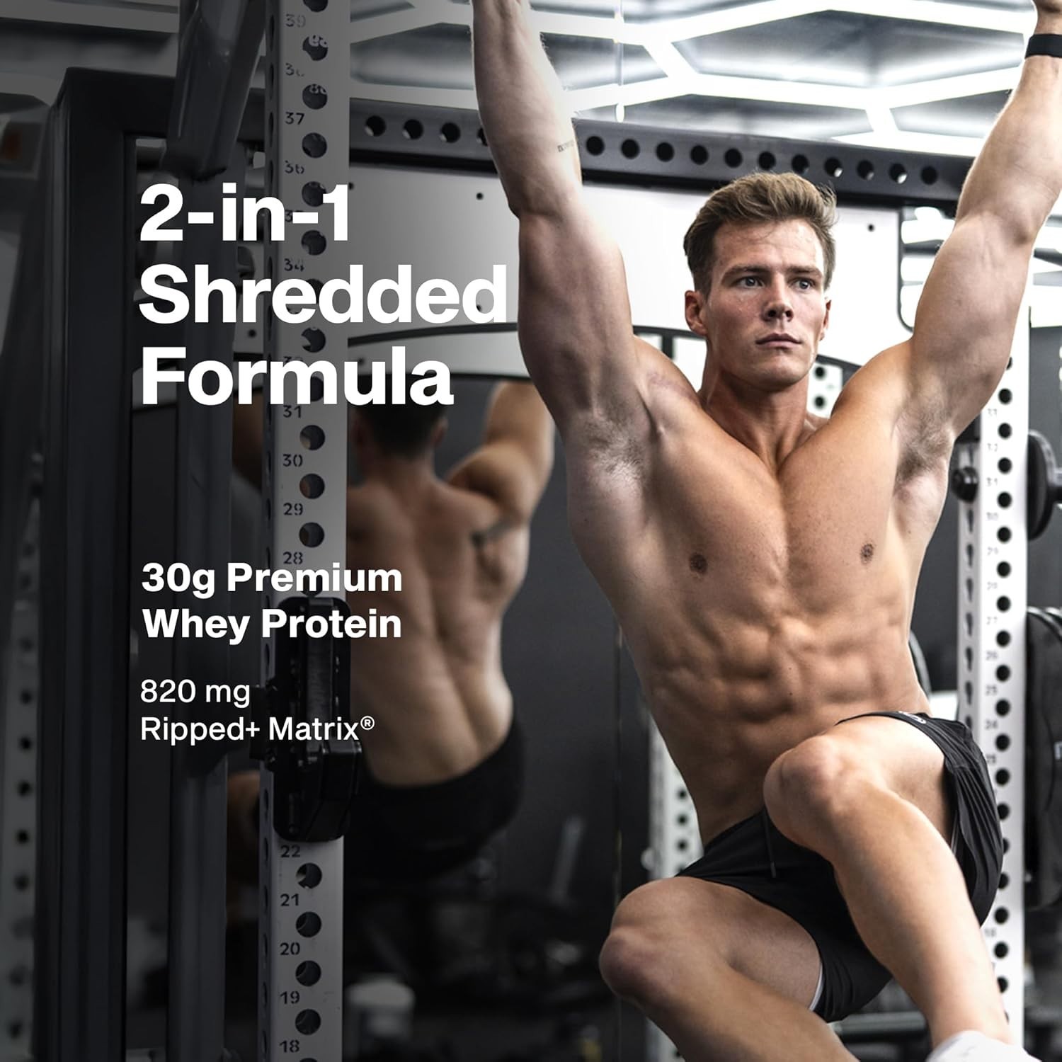 Nitro-Tech Ripped 4LB Whey Protein – Vanilla Cream for Muscle Gain & Metabolism