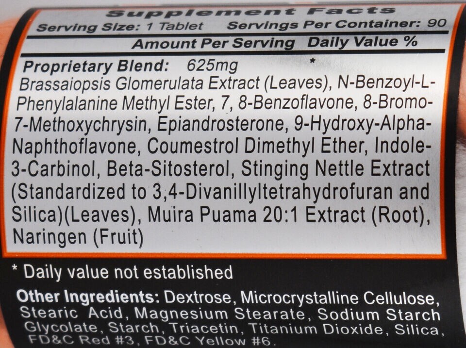 Hi-Tech Pharmaceuticals Estrogenex Depot 625mg Test Booster 90 Tablets New