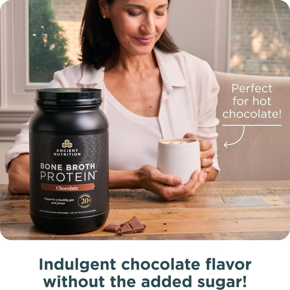 Ancient Nutrition Bone Broth Protein Powder 20g Collagen Peptides Keto Paleo 40