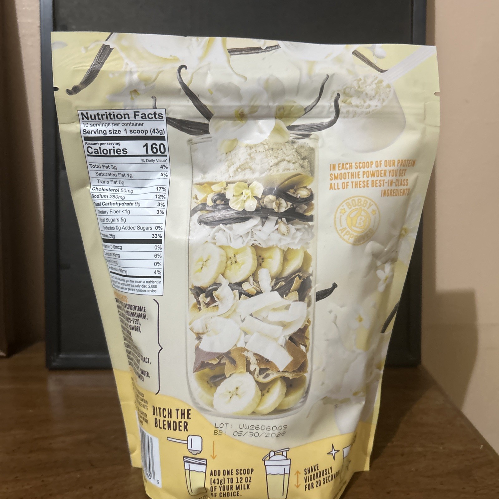FlavCity Protein Smoothie Powder – 10 Servings – Vanilla Cream