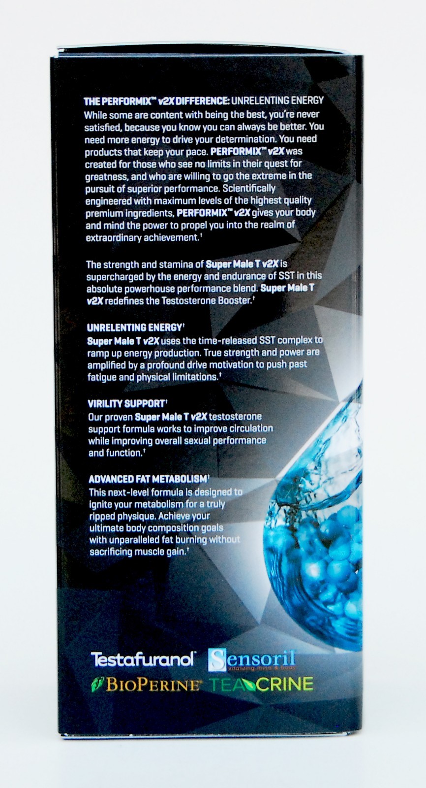 Performix Super Male T v2x, 120 capsules, thermogenic and energy enhancement