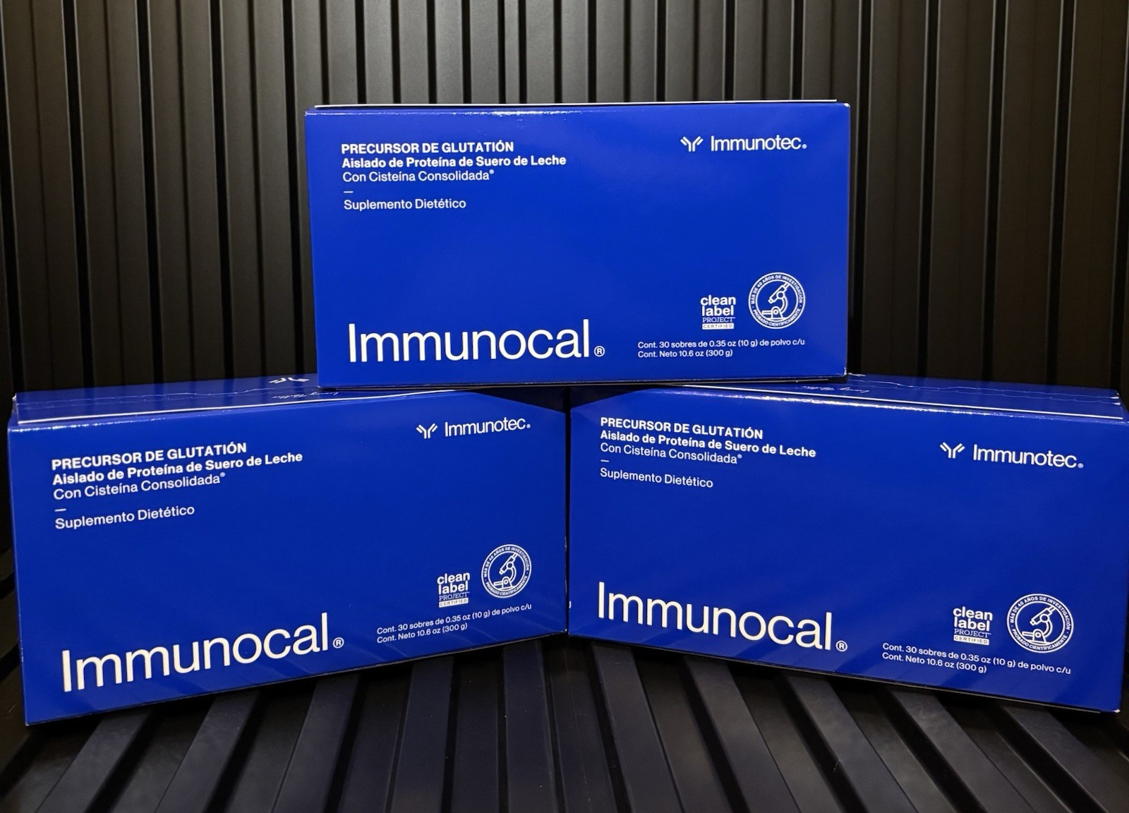 Immunocal Classic Blue 3 Boxes Regular Glutathione Precursor Immuntec