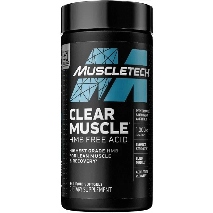 MuscleTech Clear Muscle 84 Liquid Capsules Each (Pack of 2)
