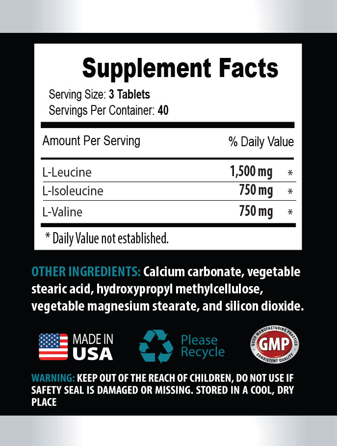 bcaa capsules – BCAA 3000mg – amino complete – 1 Bottle 120 Tablets