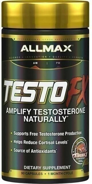 ALLMAX TESTO-FX, Testosterone Booster, 90 Capsules (2 Bottles)