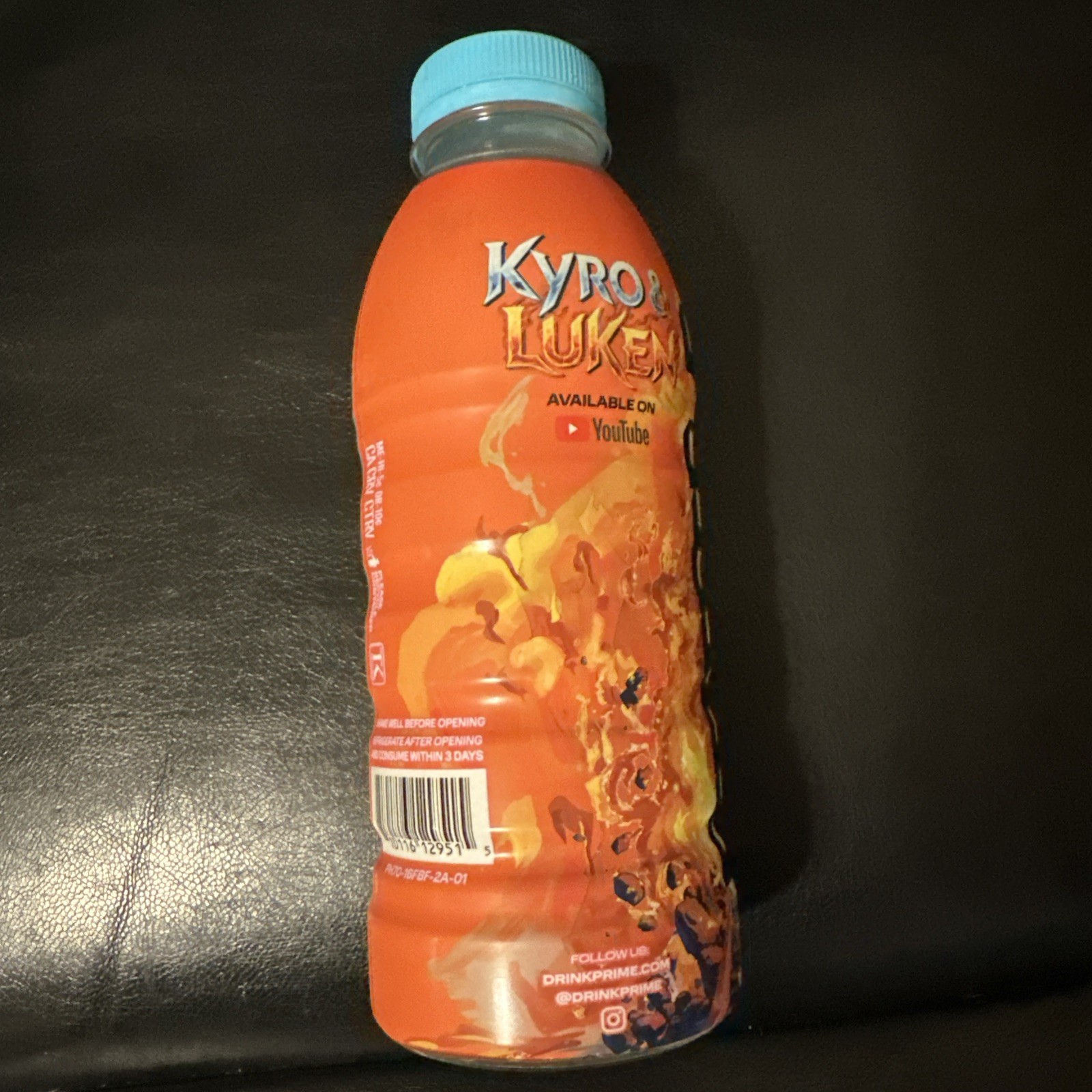 LIMITED EDITION FROSTBITE FUSION KYRO & LUKEN CHARACTER PRIME HYDRATION BOTTLE