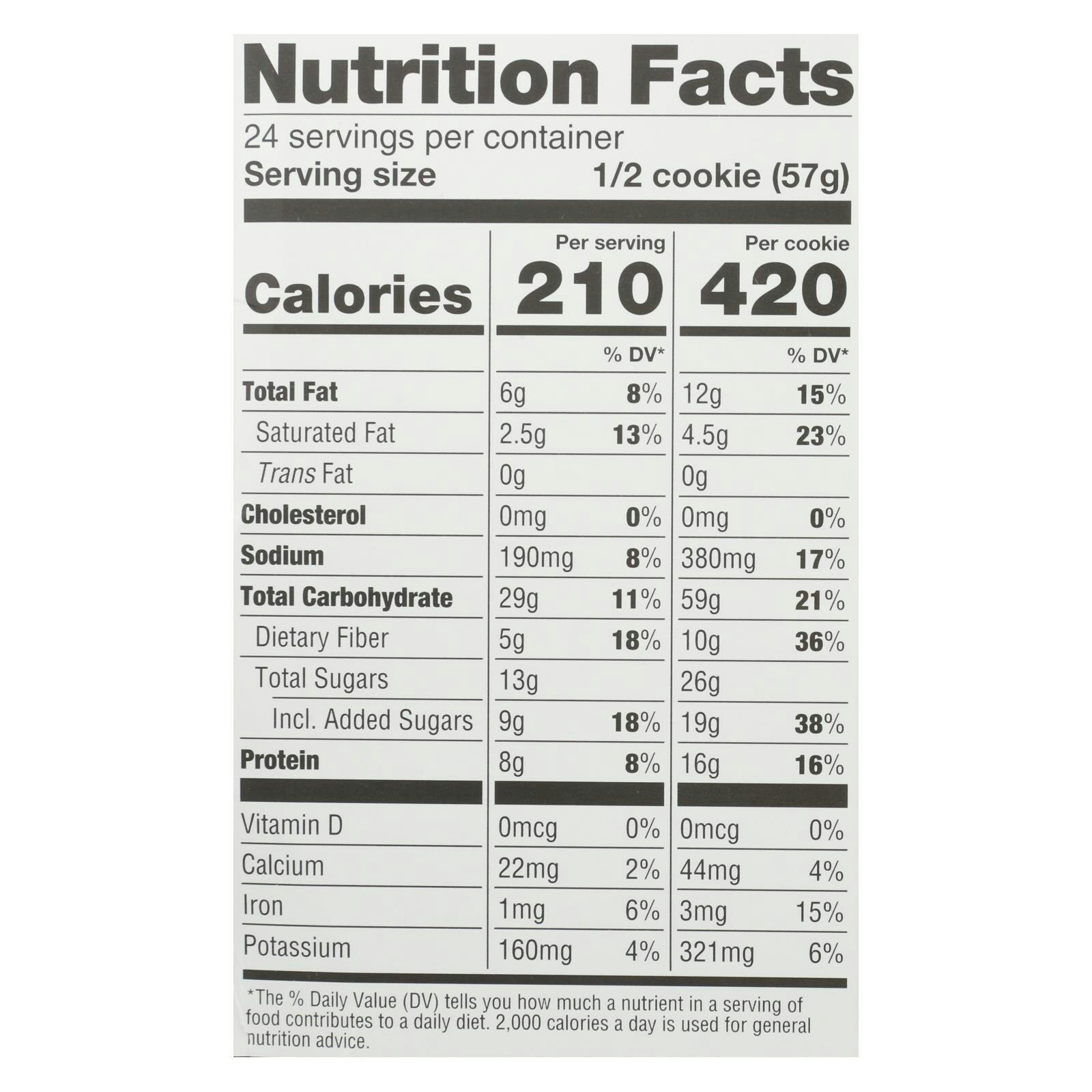 Lenny & L Cookie Complete Oatmeal Raisin – 4 oz (Pack of 12)