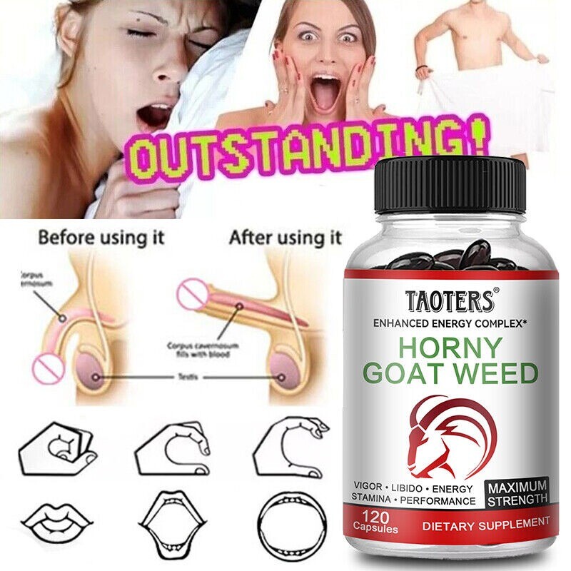 Premium Horny Goat Weed with Maca Root 1000 Mg Stamina Booster for Men and Women