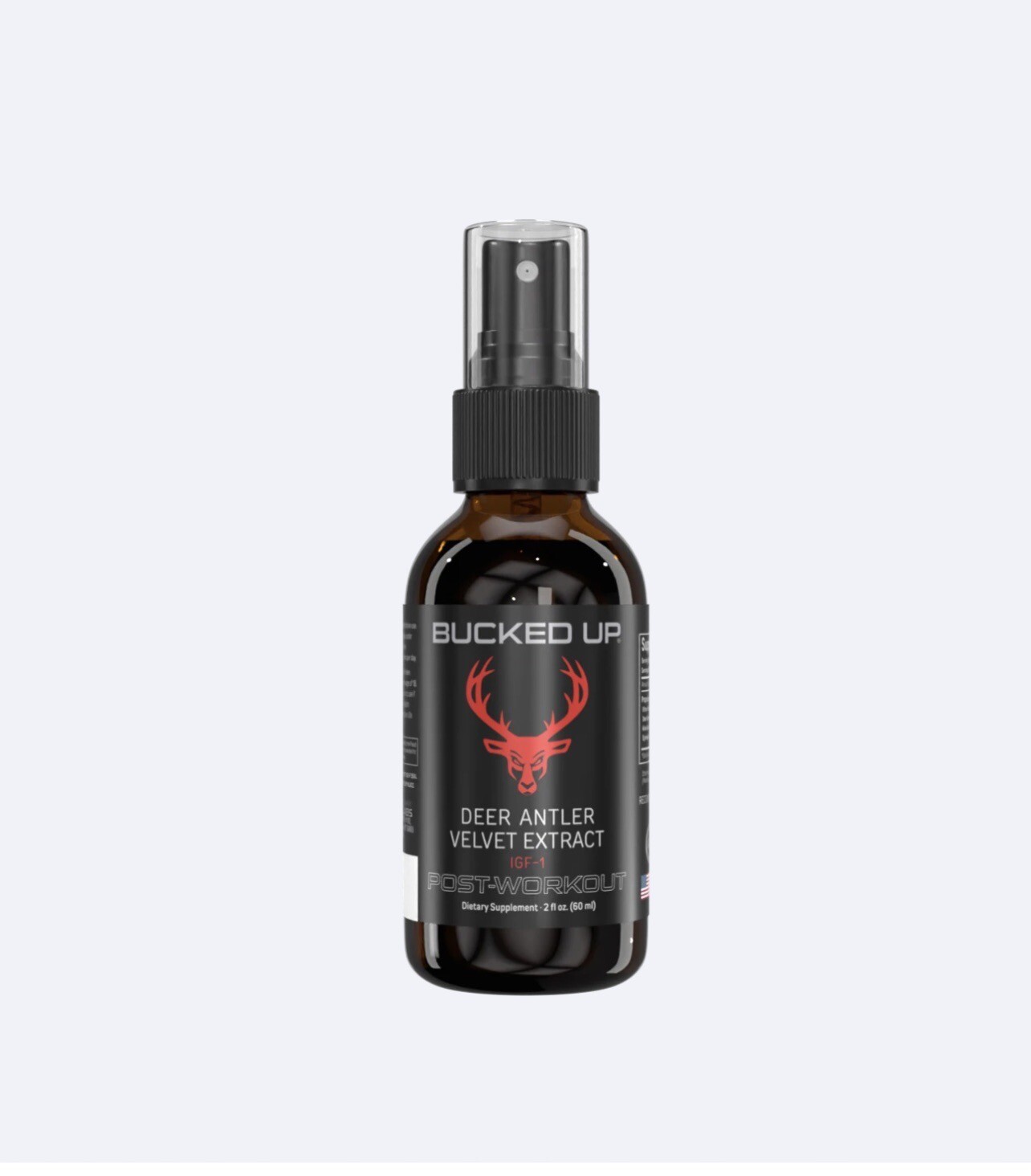 Bucked Up Deer Antler Velvet Extract Spray – 2 fl oz (IGF-1)