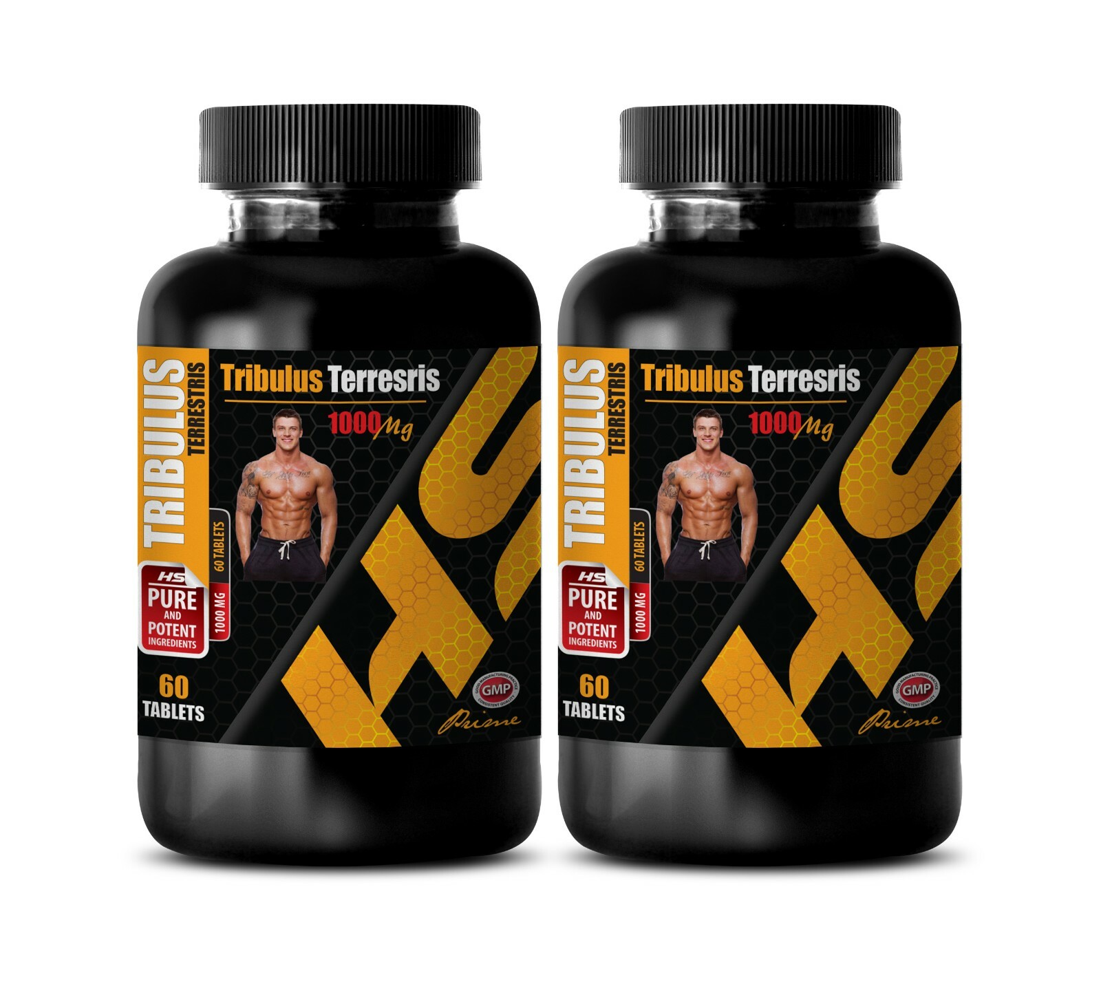testosterone – TRIBULUS TERRESTRIS – Muscle Mass Strength 120 Tablets 2 Bottles