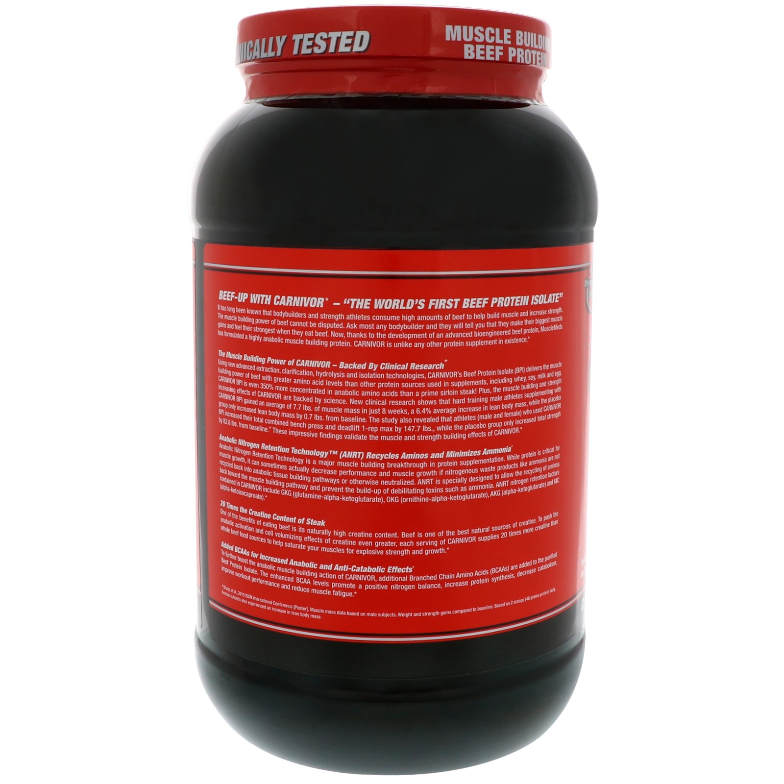 Carnivor, Bioengineered Beef Protein Isolate, Vanilla Caramel, 1.95 lbs (888 g)