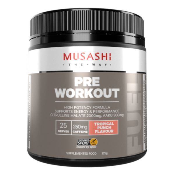 Musashi Pre-Workout Tropical Punch 225g