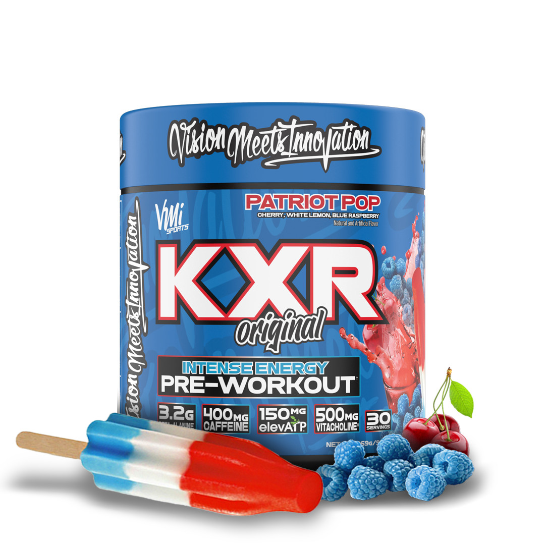 VMI Sports® KXR Best Pre-Workout Supplement – Patriot Pop