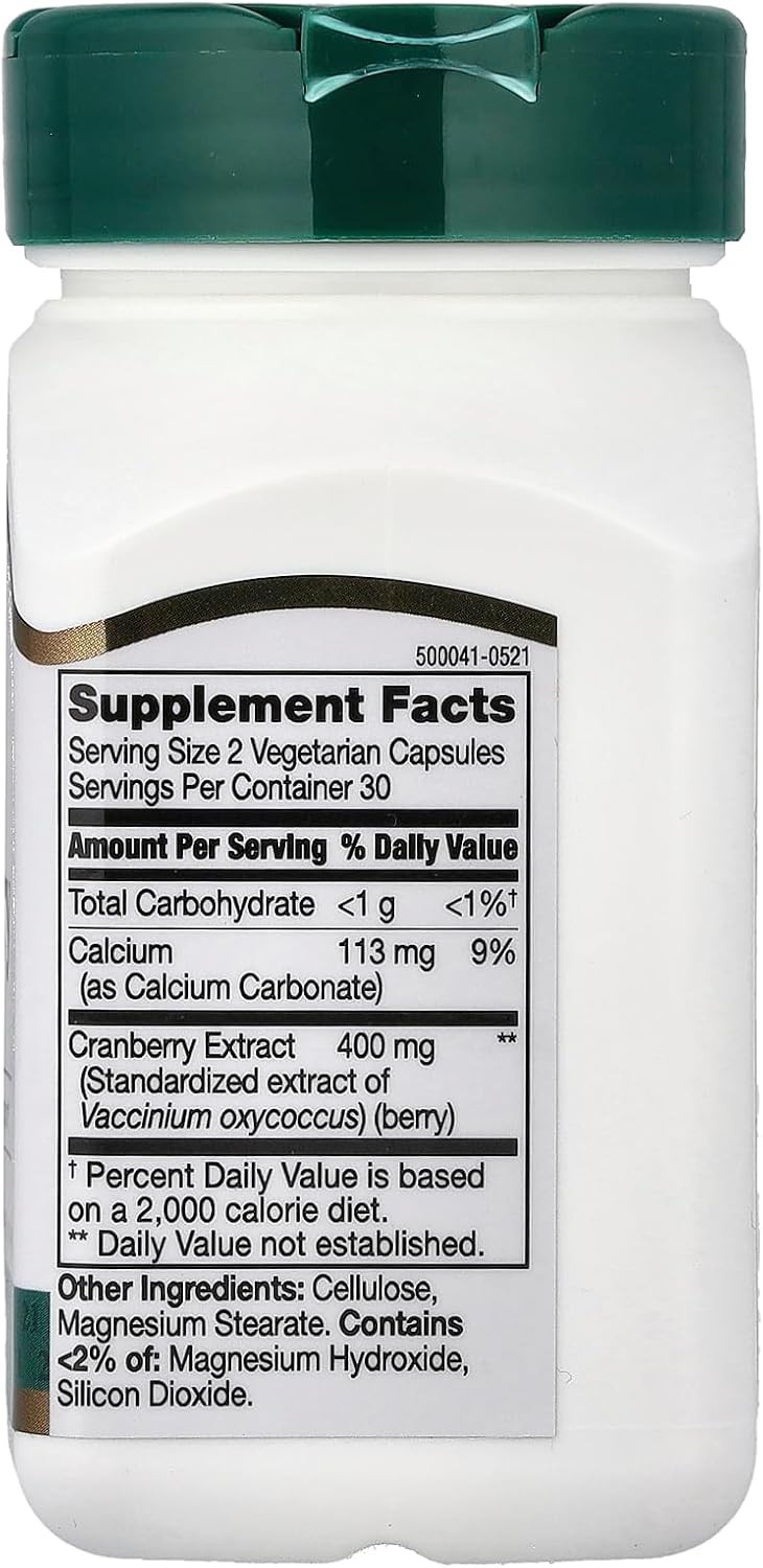 21st Century Cranberry Extract, 60 Veg Capsules