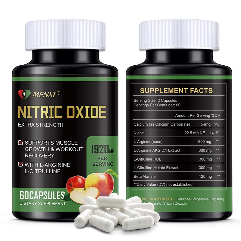 Nitric Oxide Booster – L-Arginine, L-Citrulline 1920mg + Prostate Health Bundle