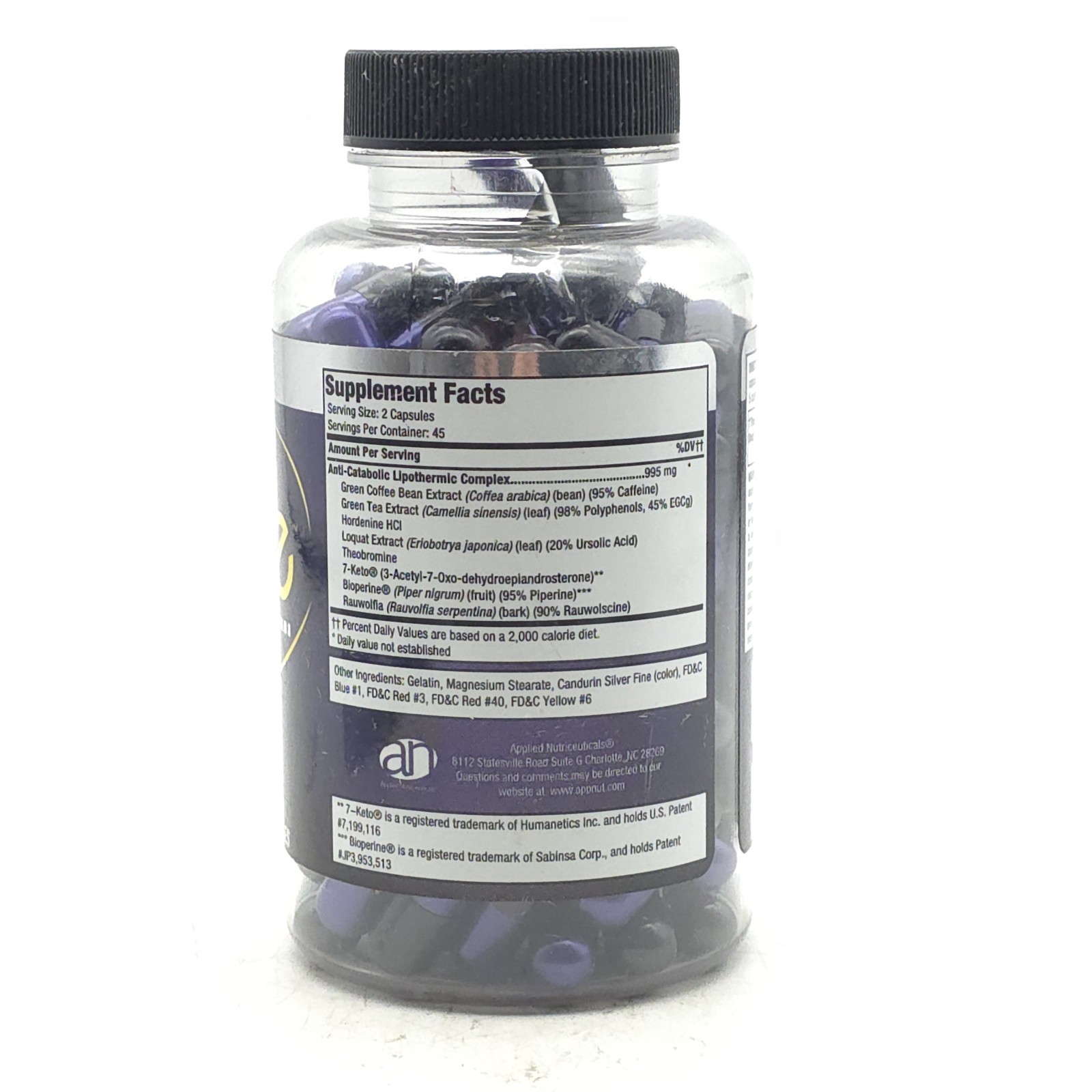 Applied Nutriceuticals Fat Free With 7-Keto Innovation System 90 Capsules
