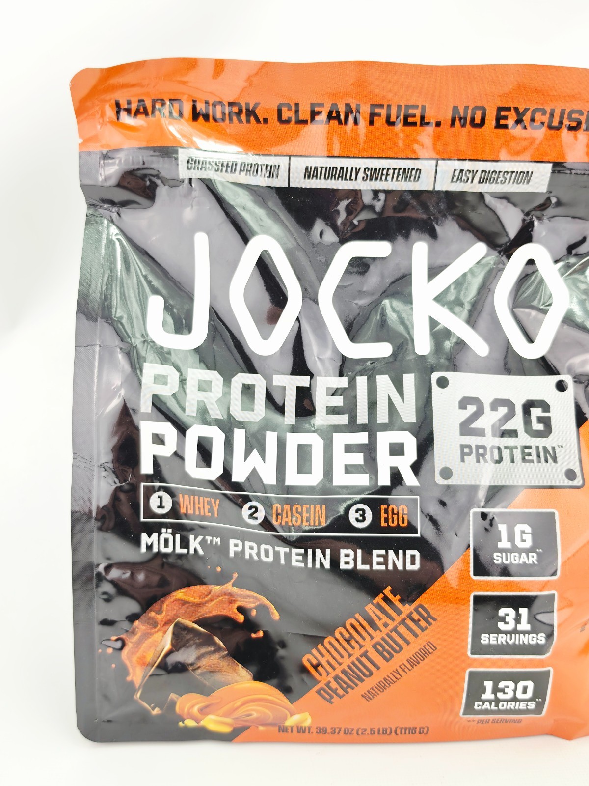 Jocko Fuel Protein Powder Chocolate Peanut Butter 2.3 lb bb3/27
