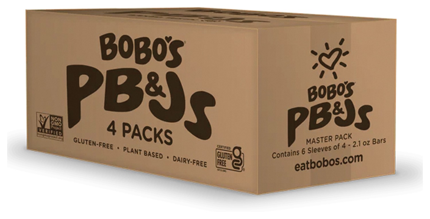 Bobo’s Strawberry PB&J Oat Bar – A Delicious and Nutritious Snack! Pack of 12