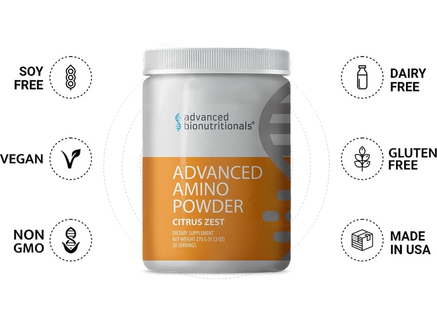 Advanced Bionutritionals – Advanced Amino Powder, Amino Acid Supplement, Buil…