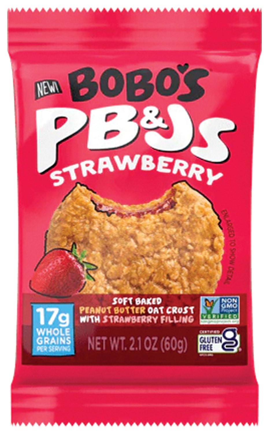 Bobo’s Strawberry PB&J Oat Bar – A Delicious and Nutritious Snack! Pack of 12