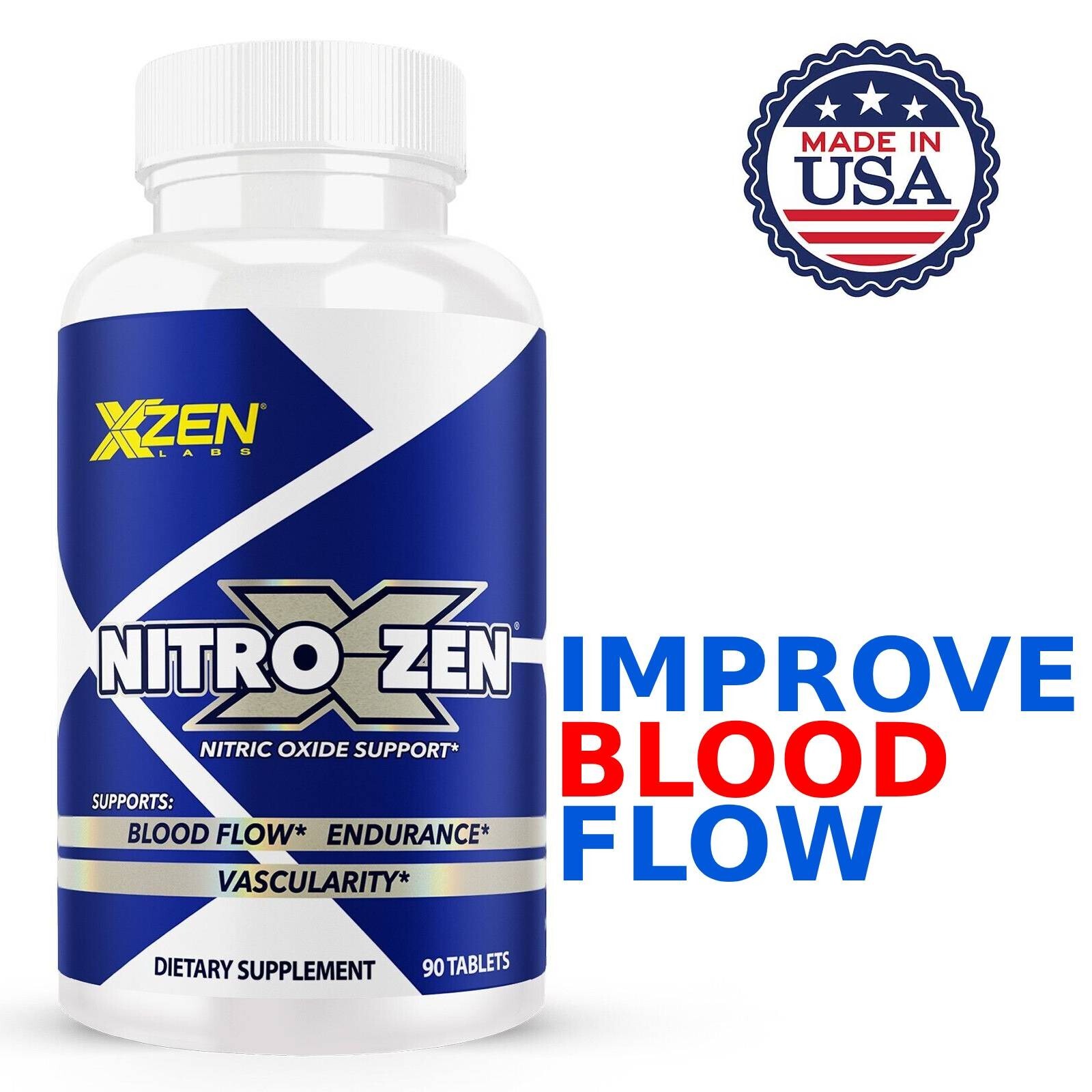 Nitroxzen Boost Nitric Oxide – Circulation & Endurance Support Supplement 90 Tab