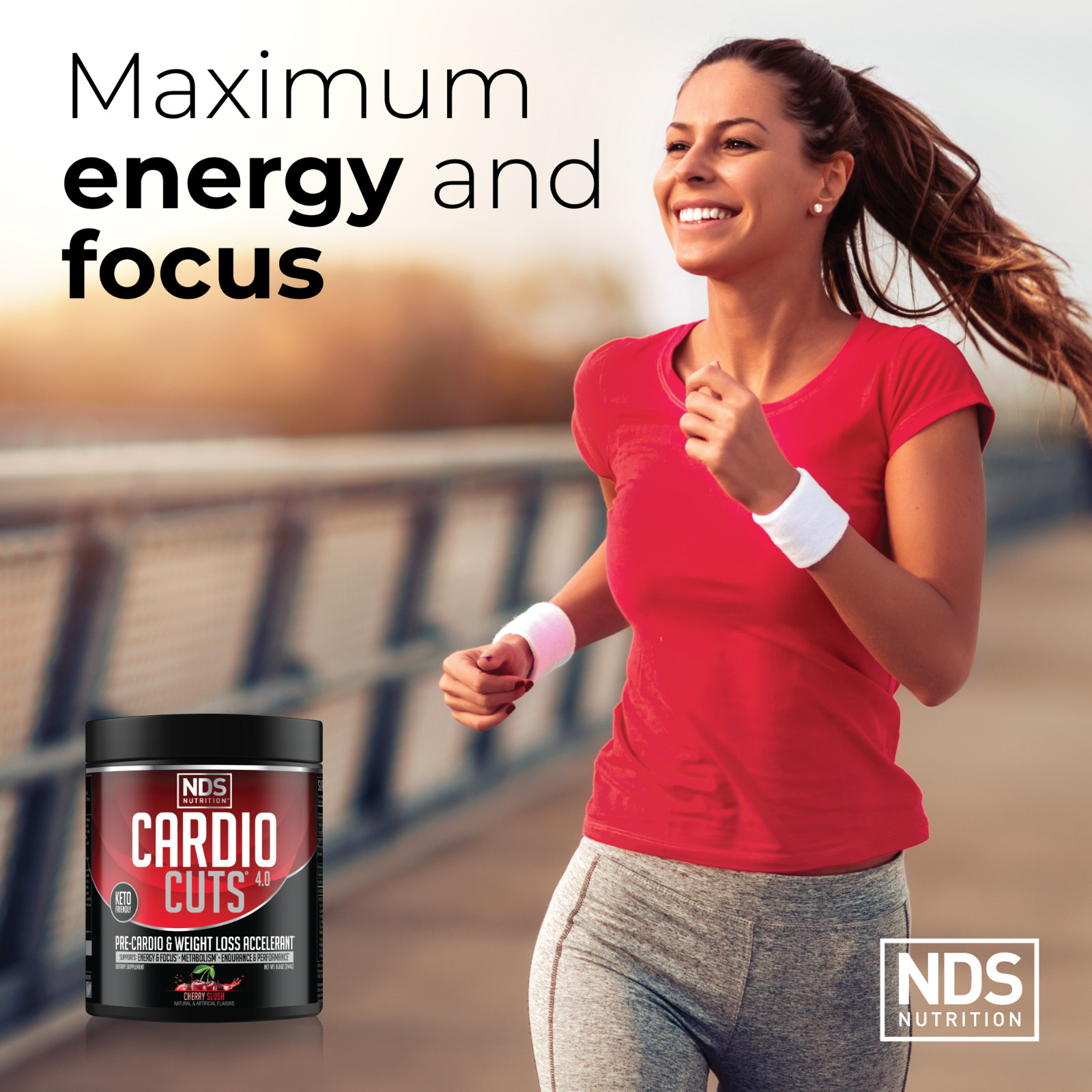 CARDIO CUTS 4.0 – Pre-Cardio / Weight Loss Drink Mix – Cherry Slush (40 Serve)