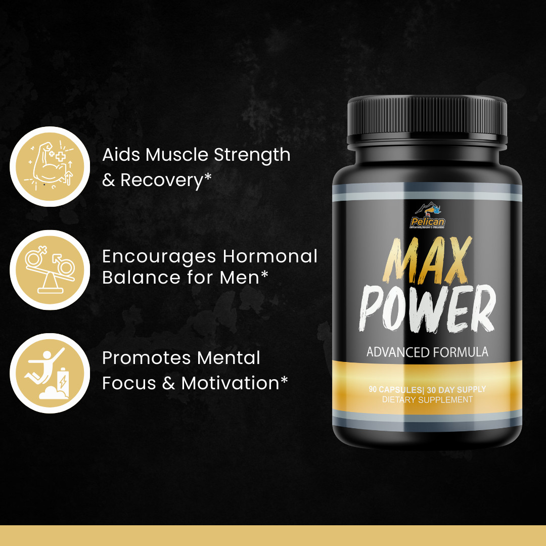 Max Power- Bodybuilding & Men’s Health Support- 10 Bottles- 900 Capsules