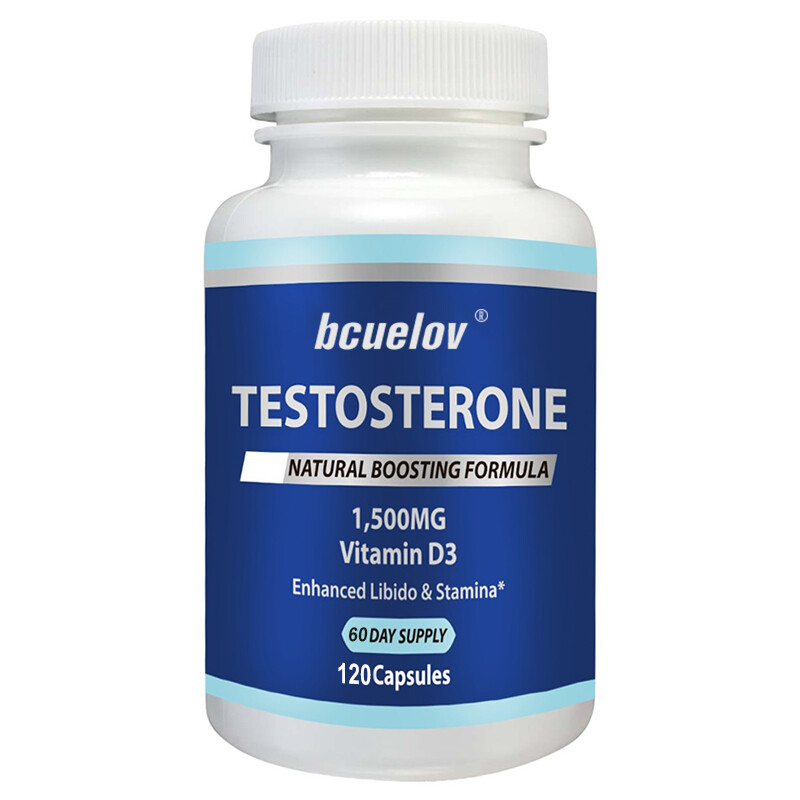 Testosterone Booster – 30 to 120 Capsules, Natural Boosting Formula