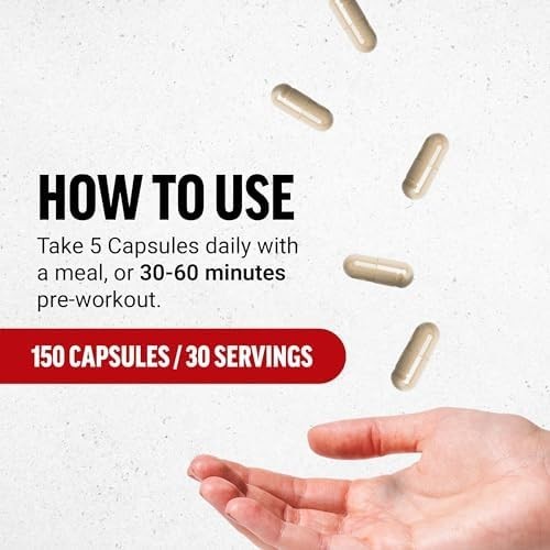 Oxido Nitrico y L-arginina Extra Fuerte Para Aumentar La Energia Muscular 150 Ct