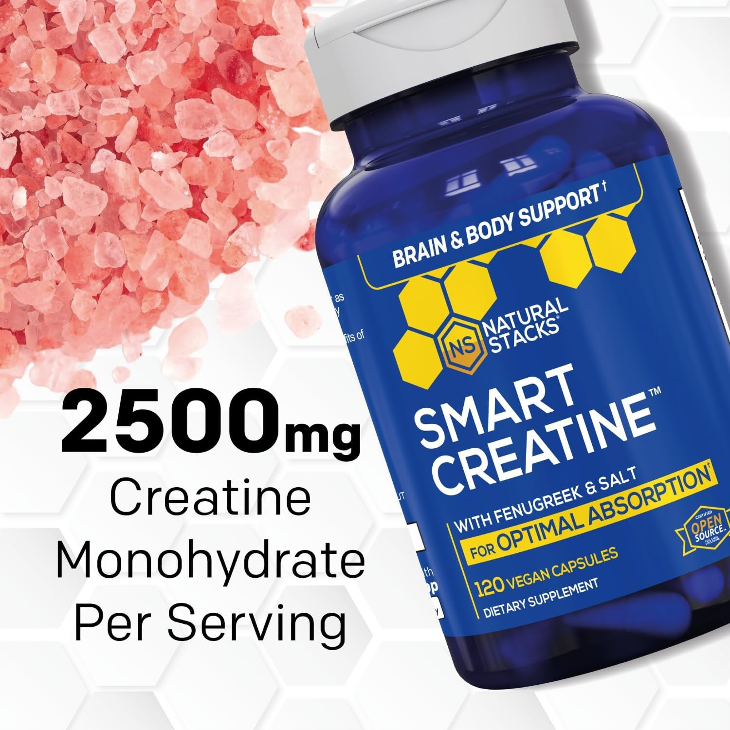Creatine Monohydrate – 2500Mg Creatine Capsules – 450Mg Fenugreek Extract & 250M