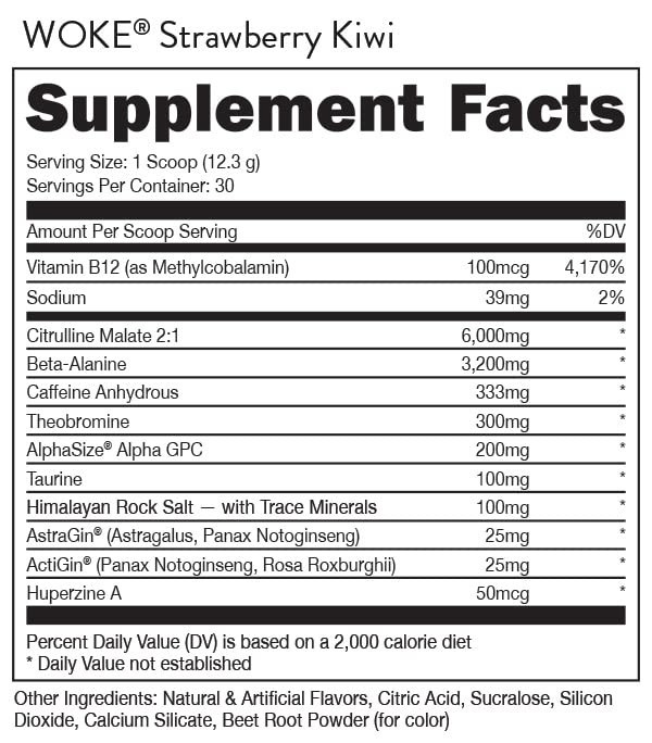 High-Stim Pre Workout Powder – Best Tasting Focus Nootropic, Pump & Strength – 3
